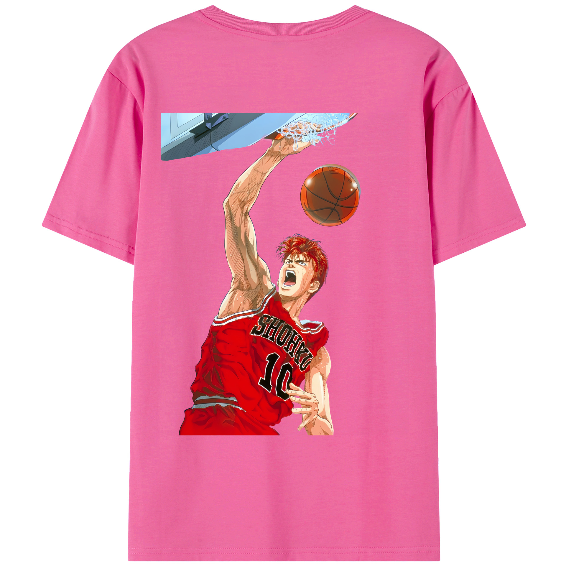 （画像用） SLAM DUNK／スラムダンク レディース半袖Tシャツ(バックプリント)